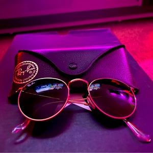 Rayban unisex gold frame